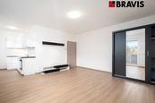 Pronájem bytu 1+kk, ul. Rázusova, novostavba, balkon, částečně zařízený, cena 14500 CZK / objekt / měsíc, nabízí BRAVIS reality